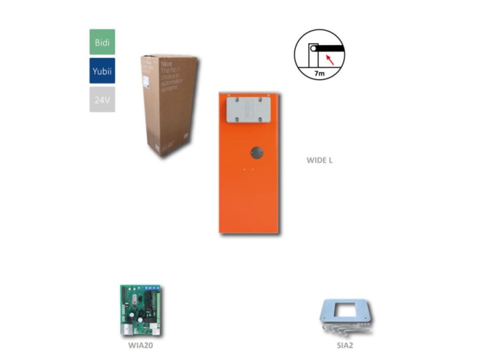 WIDEL automatická závora do 7 m