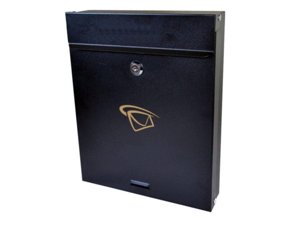 schránka poštová (250x305x60mm), max. formát listu: A4, čierna