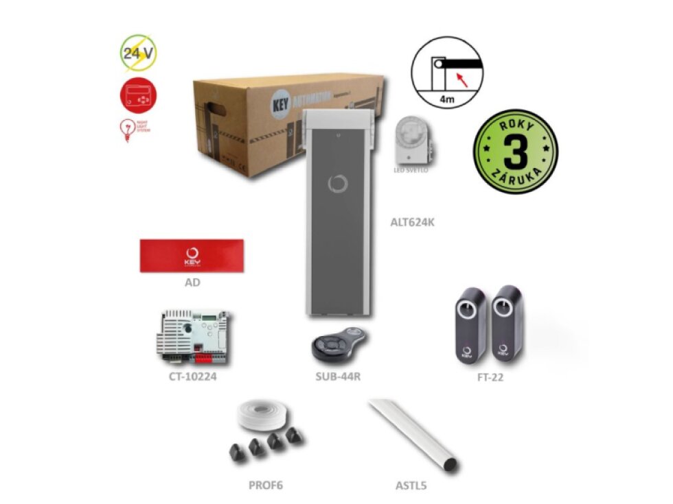 BR4-24K závora do 5m