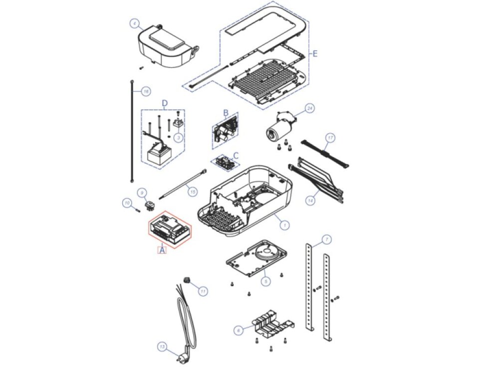 SPMCU1 Riadiaca jednotka pre RBS400, RBS600, SPR800