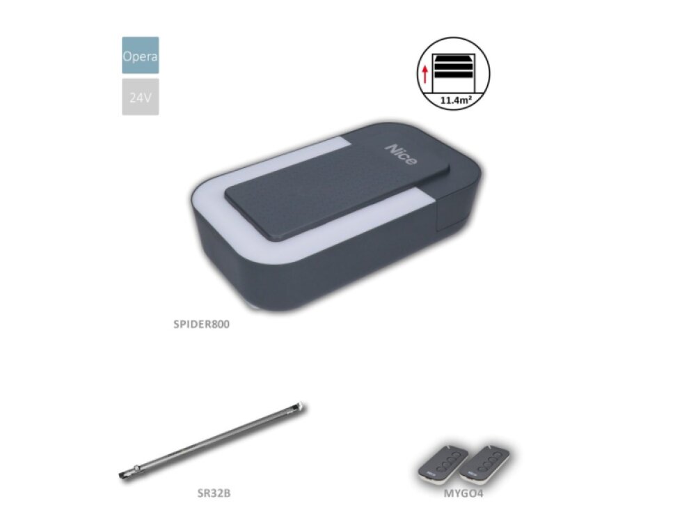 SPIDER32BDKCE sada pre sekcionálnu bránu do 11,4m2