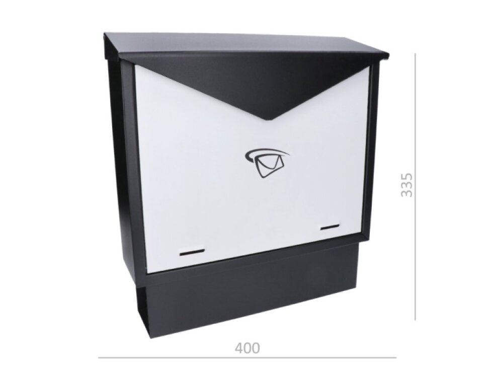Schránka poštová (400x335x100mm),s tunelom na noviny, max. formát listu: C4