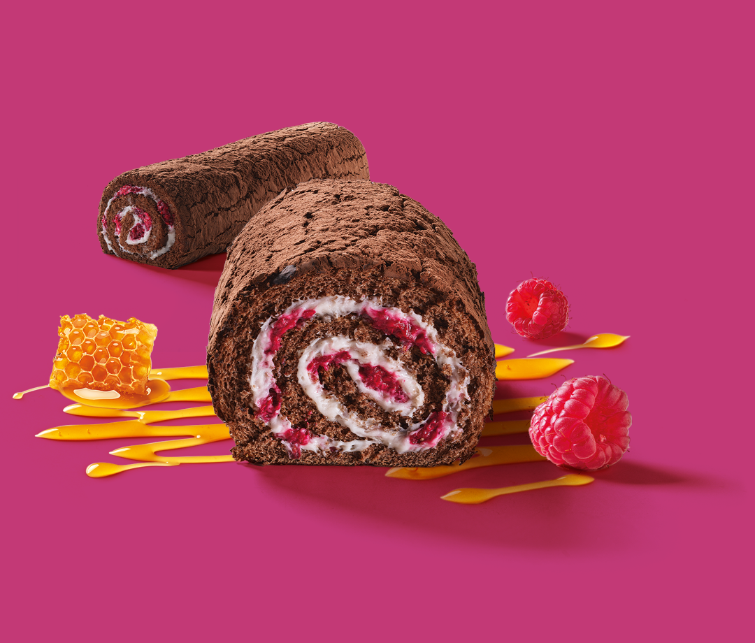 Medová roláda MARLENKA® s kakaem a malinami 6 x 300 g