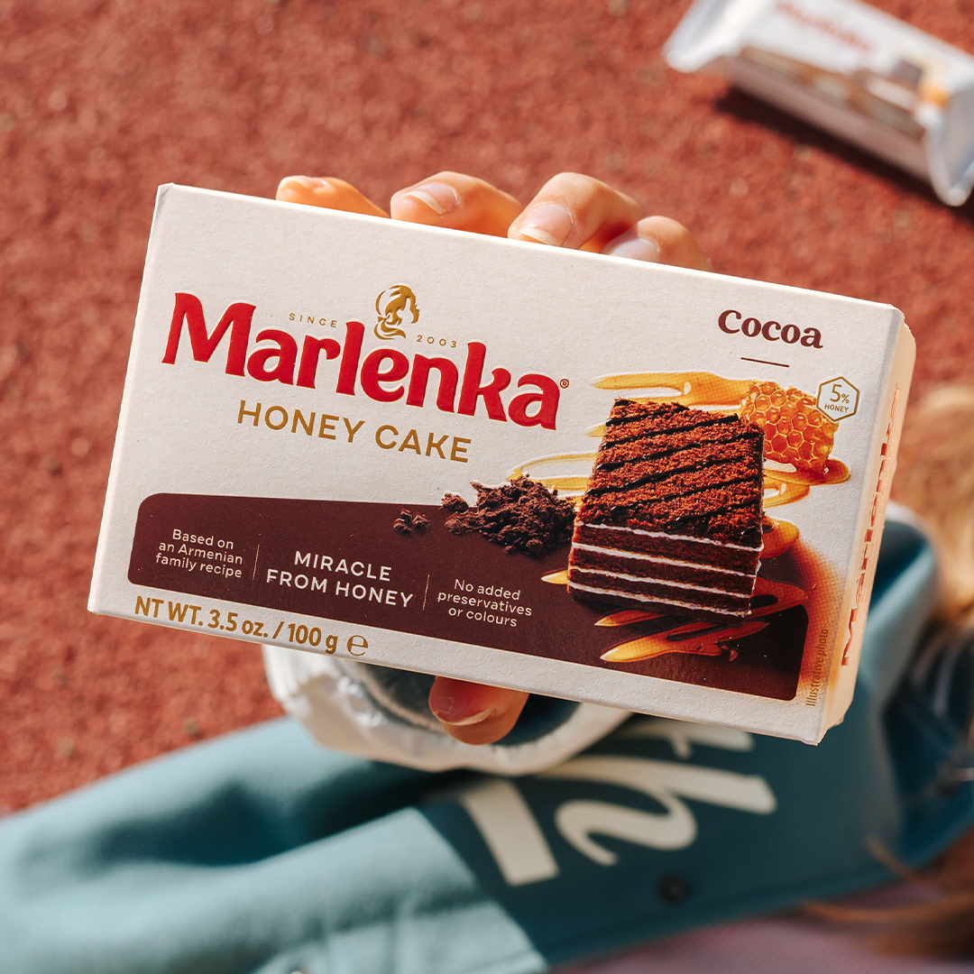 Medový dortík MARLENKA® s kakaem 16 x 100 g