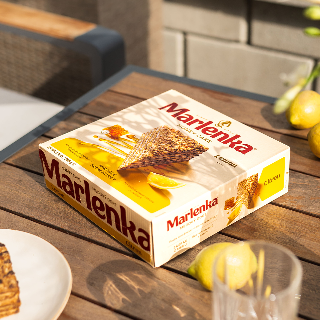 Citrónový medový dort MARLENKA® 800 g