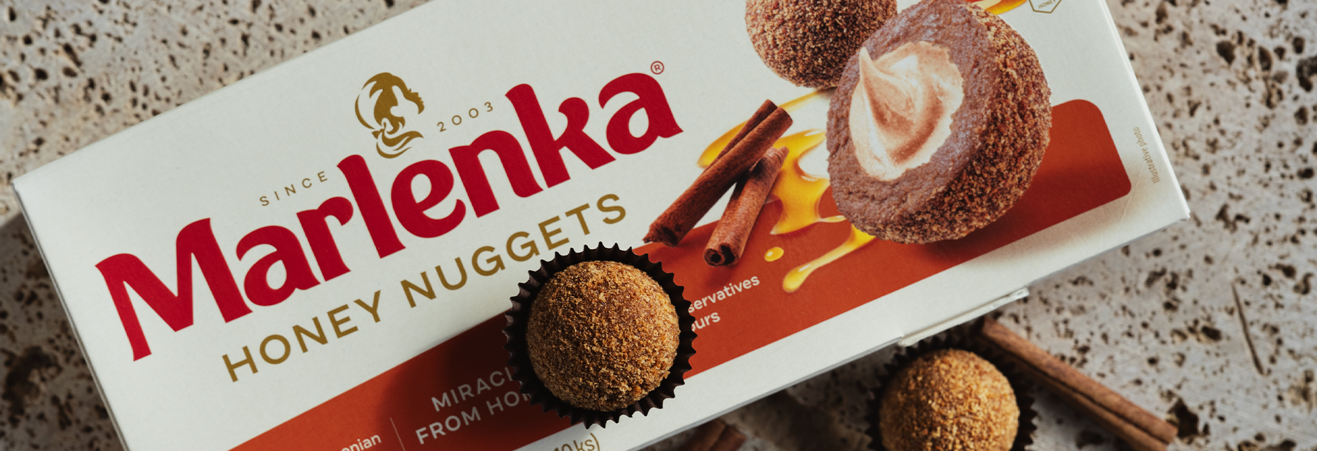 Medové guličky MARLENKA® so škoricou 235 g