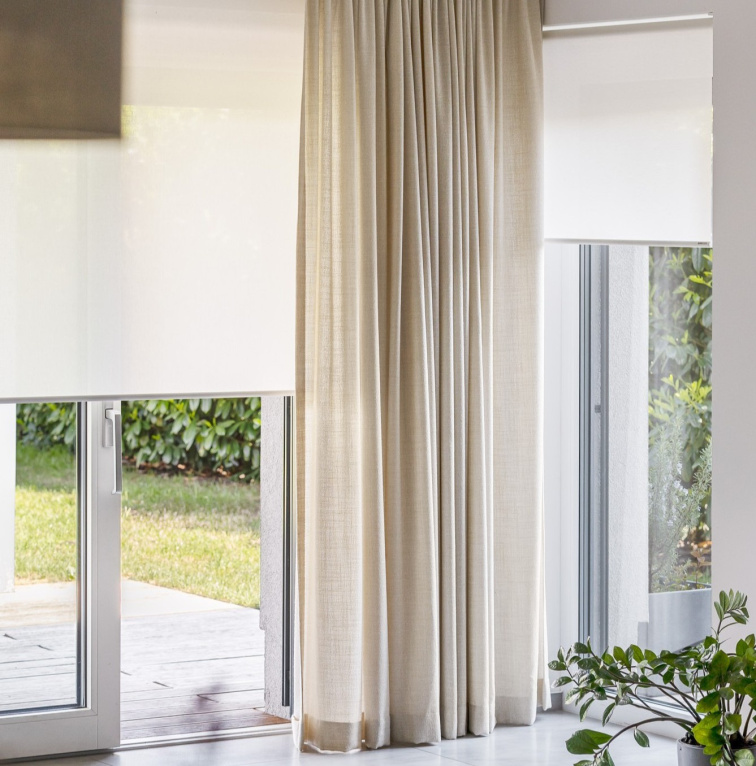 Ukázka realizace průhledné rolety