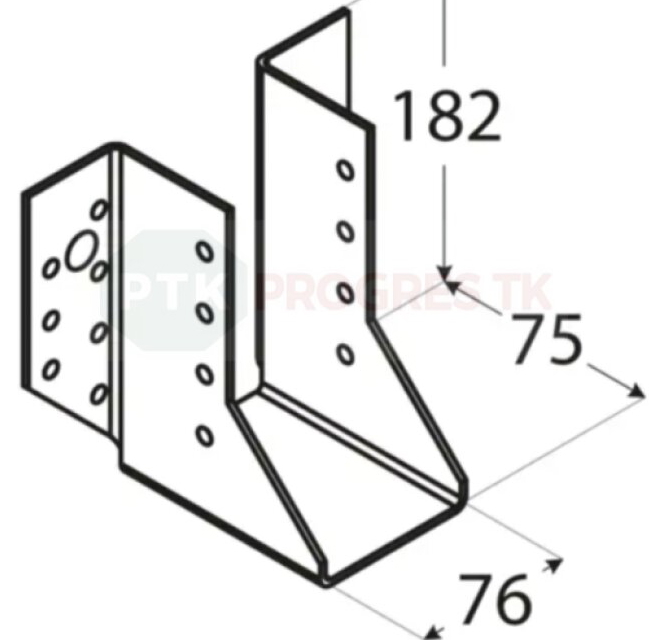 Papuča WB 25 trámov 76x182x2mm