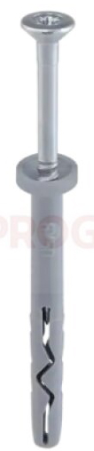 Hmoždinka SMNKC 8x60 NYLON natĺkacia s límcom - 100 ks