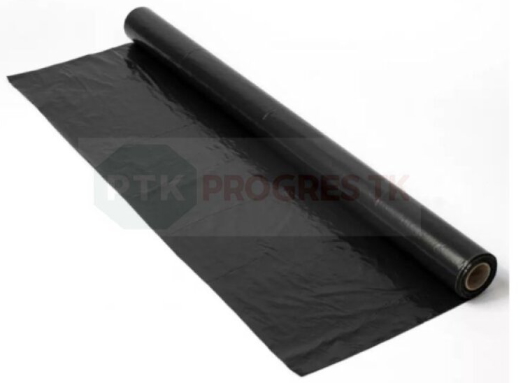 Čierna ochranná fólia TYP 200, 0,12 mm, 4 × 25 m, 100 m²