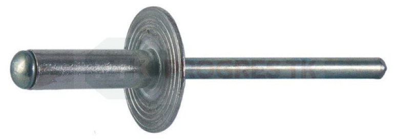 NIT TRHACÍ 4X14 HLINÍK/OCEL S VEĽKOU HLAVOU 12mm - 250KS BRALO