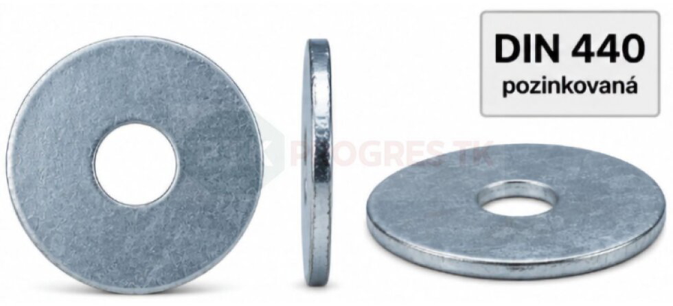 Podložka Din 440 M 20 veľkoplošná ZN - 30ks