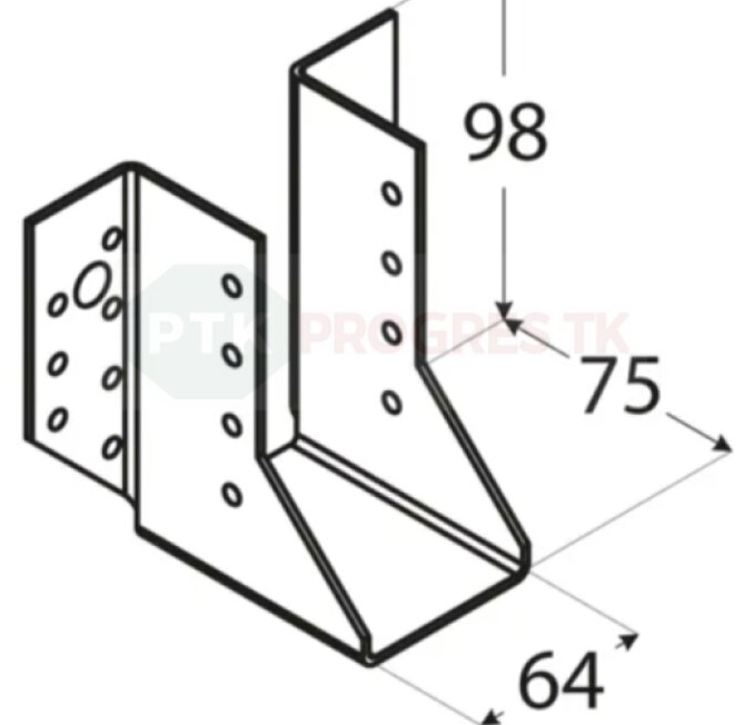 Papuča WB 19 trámov 64x 98x2mm