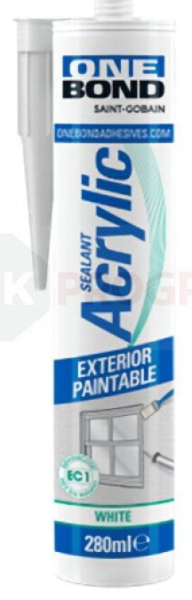 OneBond Acrylic Exterior akrylový tmel 280 ml biely