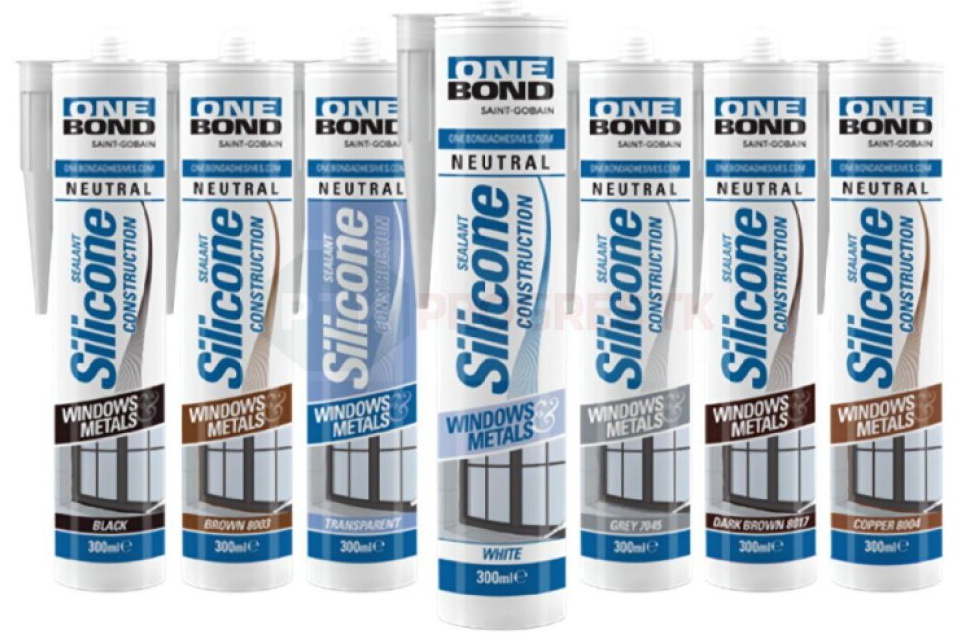OneBond Constru. neutrálny biely konštrukčný silikón 300 ml