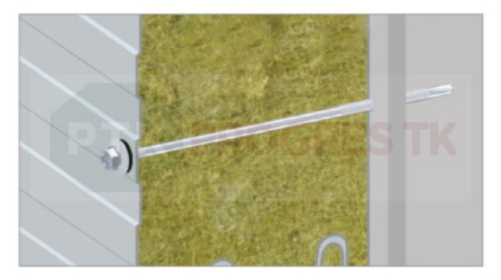 Skrutka WSW 12 6,3/5,5X155 sendičové panely do ocele do 12mm - 100ks