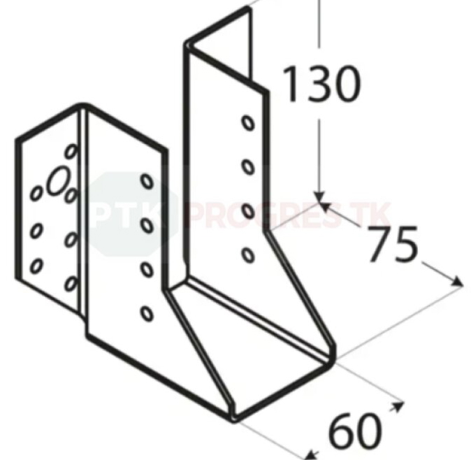 Papuča WB 15 trámov 60x130x2mm