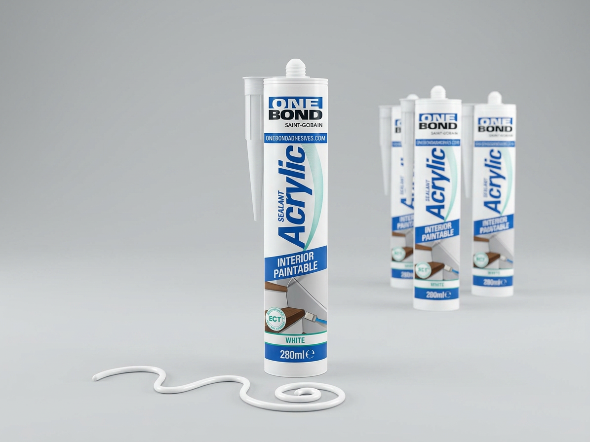 OneBond Acrylic Universal akrylátový tmel 280 ml biely