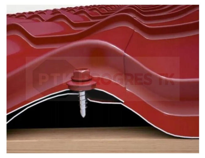 Skrutka WSBP 4,8x19 farmarska RAL 9002 balenie 250ks biela