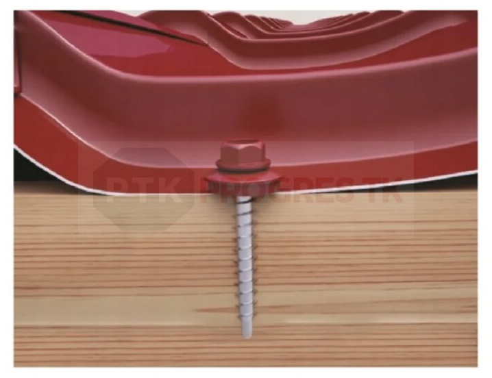 Skrutka WFD 4,8x35 farmárska strešná RAL 9002 bal. 250ks biela