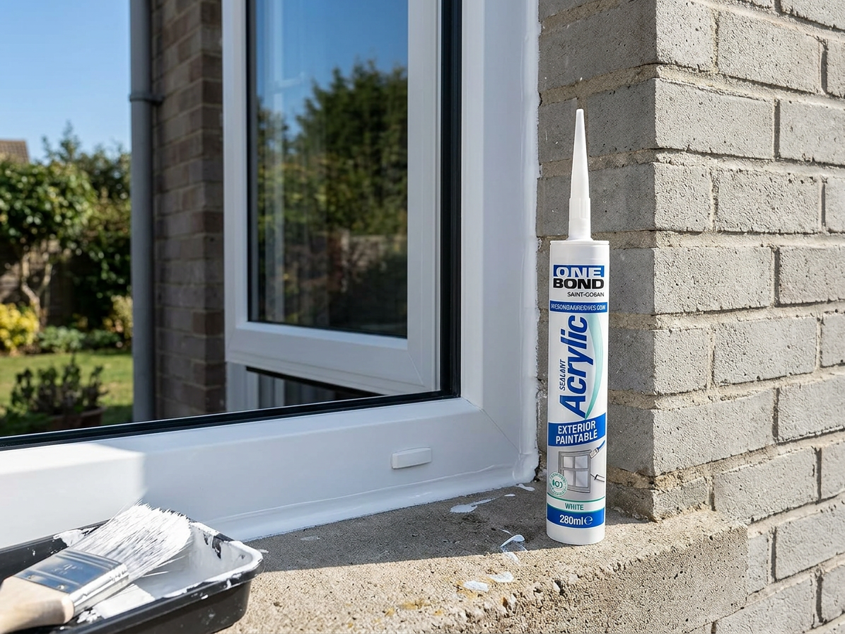 OneBond Acrylic Exterior akrylový tmel 280 ml biely