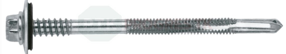 Skrutka PS-5 6,3/5,5X150 do sendvičových panelov do 12mm ocele - 100ks