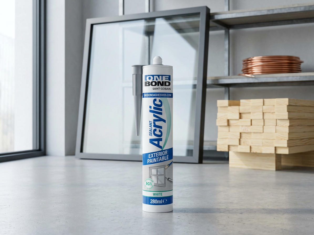 OneBond Acrylic Exterior akrylový tmel 280 ml biely