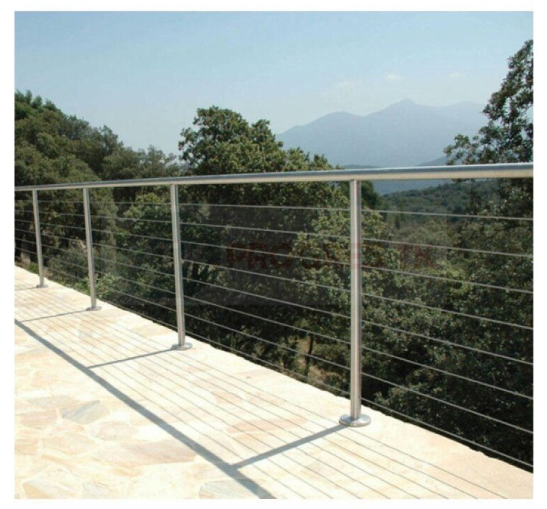 Lano nerezové A4 4 mm DIN 3055 (7X7M-FC) - 50 m