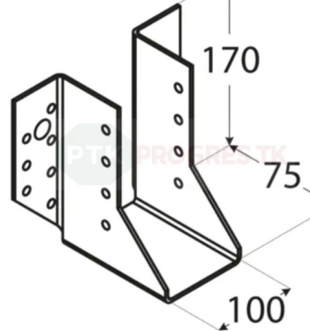 Papuča WB 31 trámov 100x170x2mm