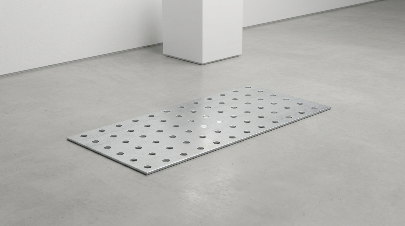 Plech PP 07 dierovaný 60x200x2mm bal.20ks