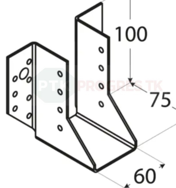 Papuča WB 14 trámov 60x100x2mm