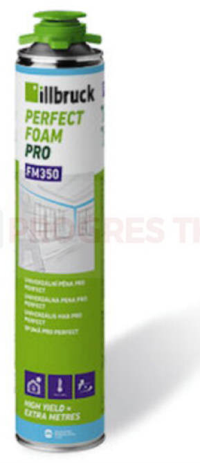 Pena pištoľová nízka expanzia 880ml FM350 Perfekt -10°C