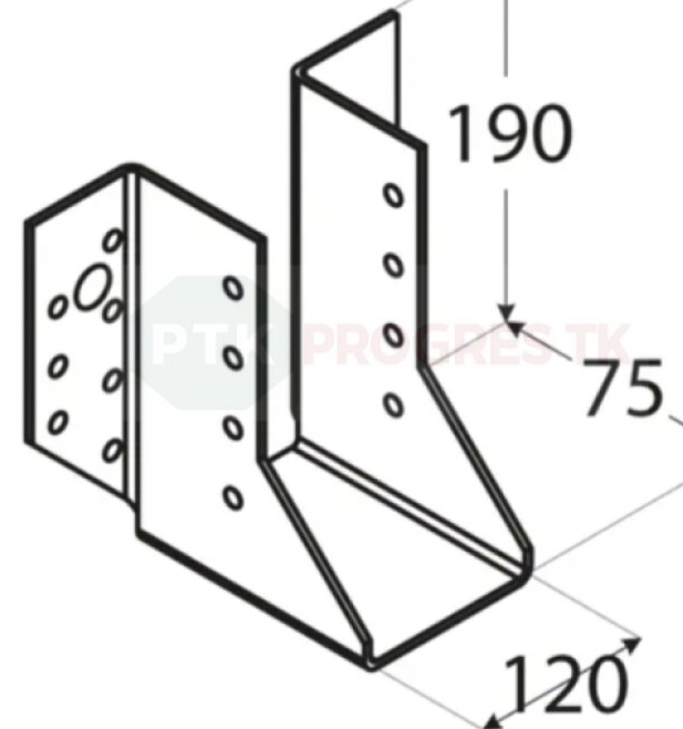 Papuča WB 36 trámov 120x190x2mm