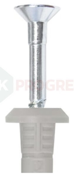 Hmoždinka SMNK 6x80 NYLON natĺkacia s límcom - 100 ks