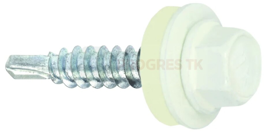 Skrutka WSBP 4,8x19 farmarska RAL 9002 balenie 250ks biela