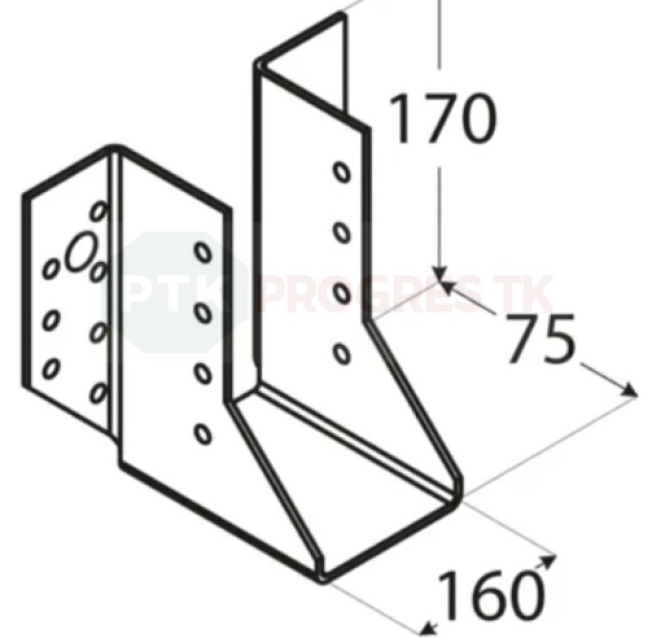 Papuča WB 38 trámov 160x170x2mm