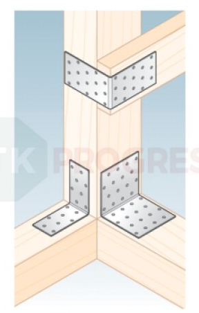 Uholník KM 14 dierovaný 40x 100 x2 bal.20ks