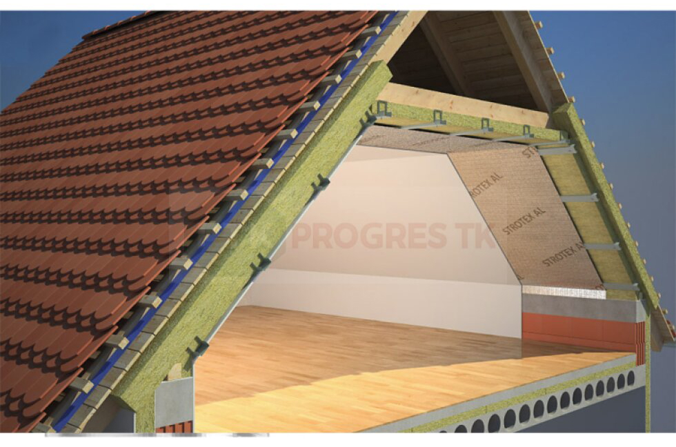 STROTEX AL 150 g/m² parozábranná fólia, balenie 75 m²