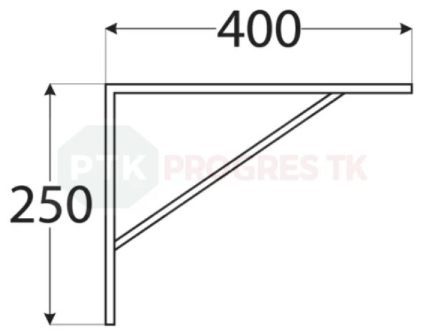 Konzola WSWP 400 sivá 400x250 bal. 10ks