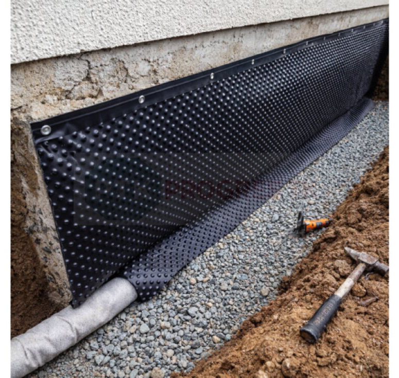 Nopová fólia HDPE 0,5 m × 20 m, 400 g/m², balenie 10 m²