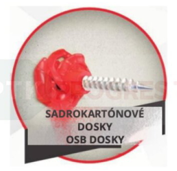 Hmoždinka SFX 5x25 univerzálna uzlovacia - 400ks