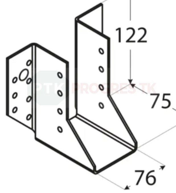 Papuča WB 23 trámov 76x122x2mm