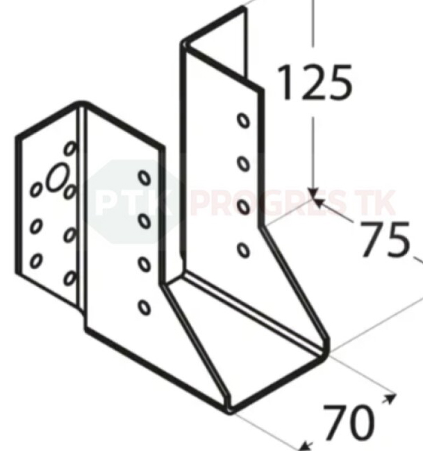 Papuča WB 21 trámov 70x126x2mm