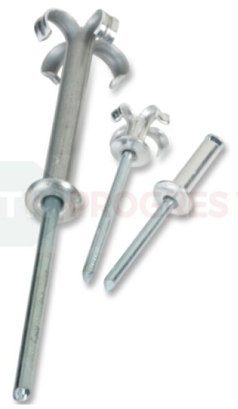 NIT rozlupovací 4,8X18 hliník/oceľ banánový - 250KS BRALO
