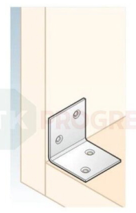 Uholník KSO 1 široký 30x30x30x2,0 vystuha bal.50ks