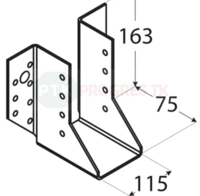 Papuča WB 33 trámov 115x163x2mm