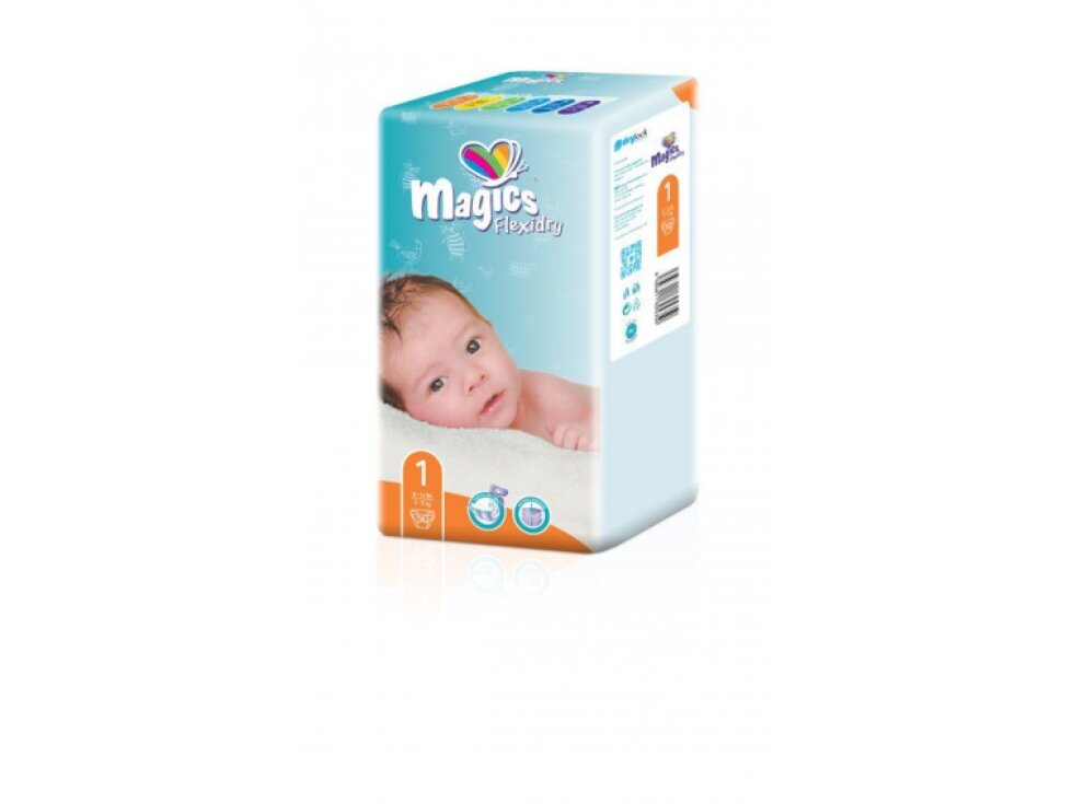 Magics Flexidry Newborn 2-5 kg, 50 ks - Nejtenčí plenky
