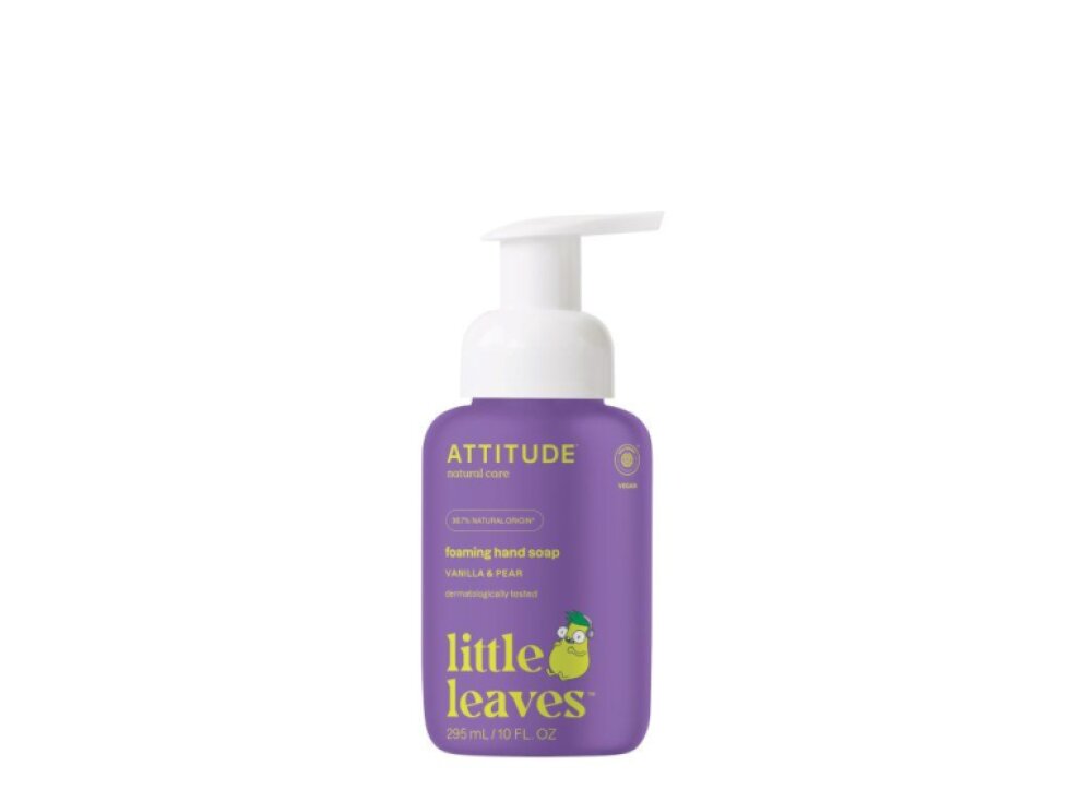 ATTITUDE Little leaves dětské pěnivé mýdlo 295 ml - vanilka a hruška