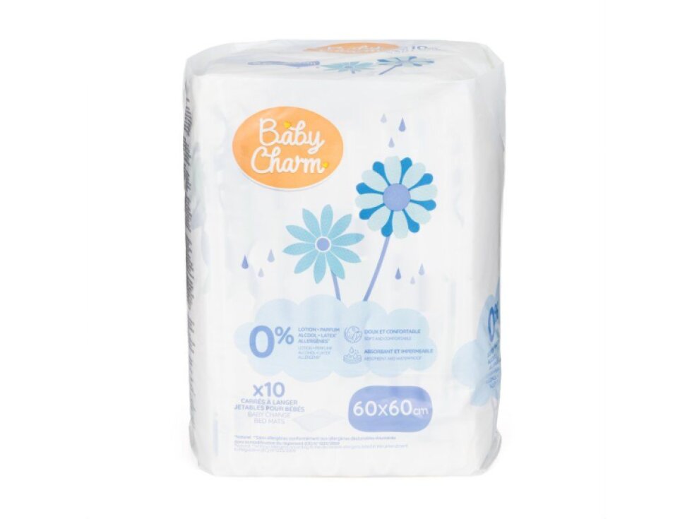 Baby Charm přebalovací podložky 60 x 60, 10 ks