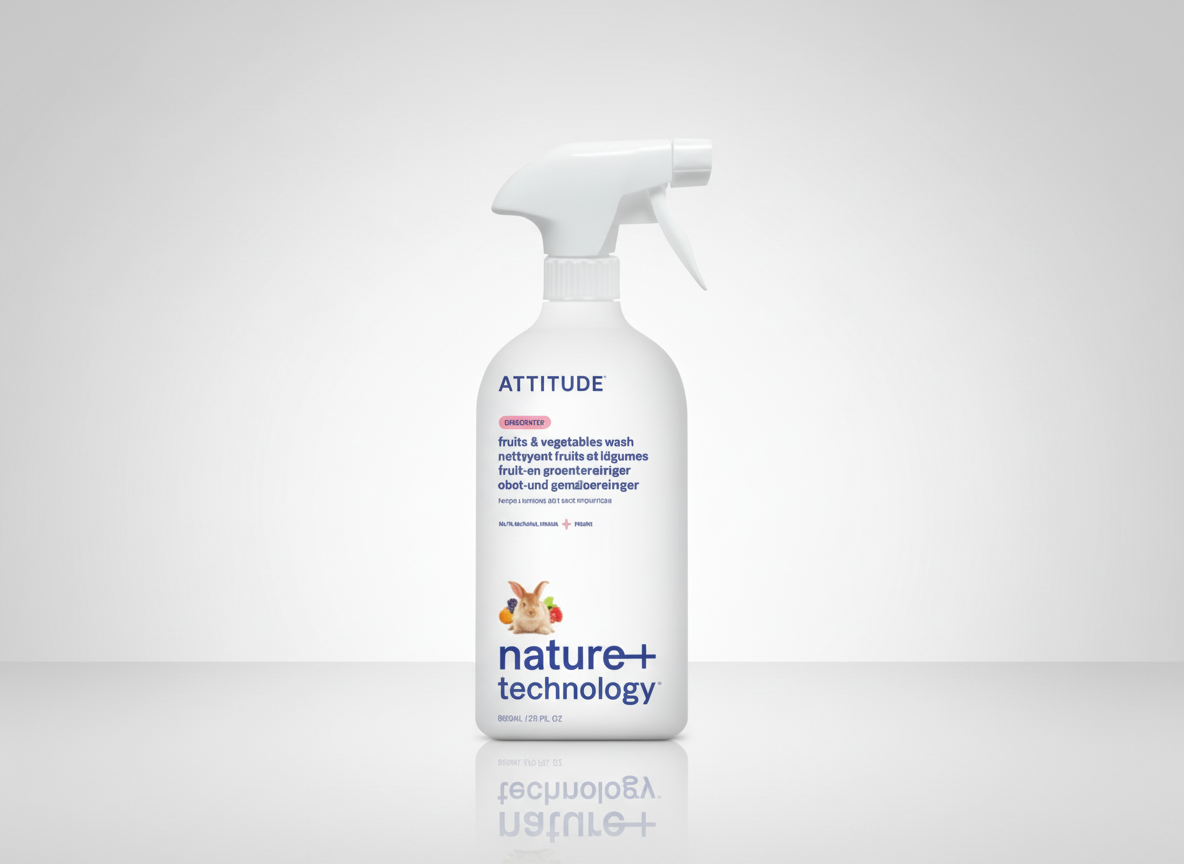 ATTITUDE Čistící Prostředek na Ovoce a Zeleninu bez Vůně 800 ml